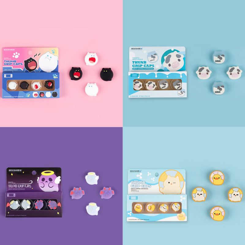 Gaming Accessories Monitor - Super Cute Silicone Soft Joycon Thumb