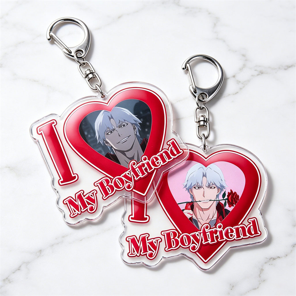 Gaming Accessories Gift For Boyfriend - Game Dmc I Love Boyfriend Keychains