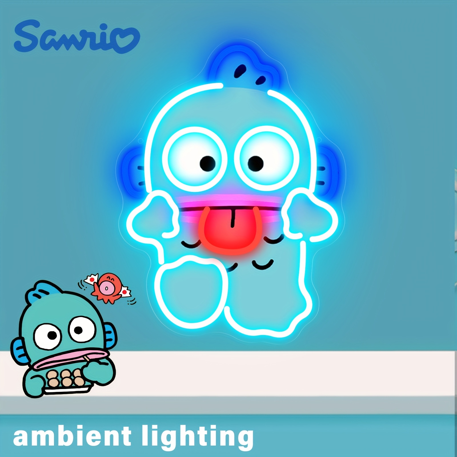 Gaming Accessories Led - Cute Hangyodon Neon Sign USB LED
