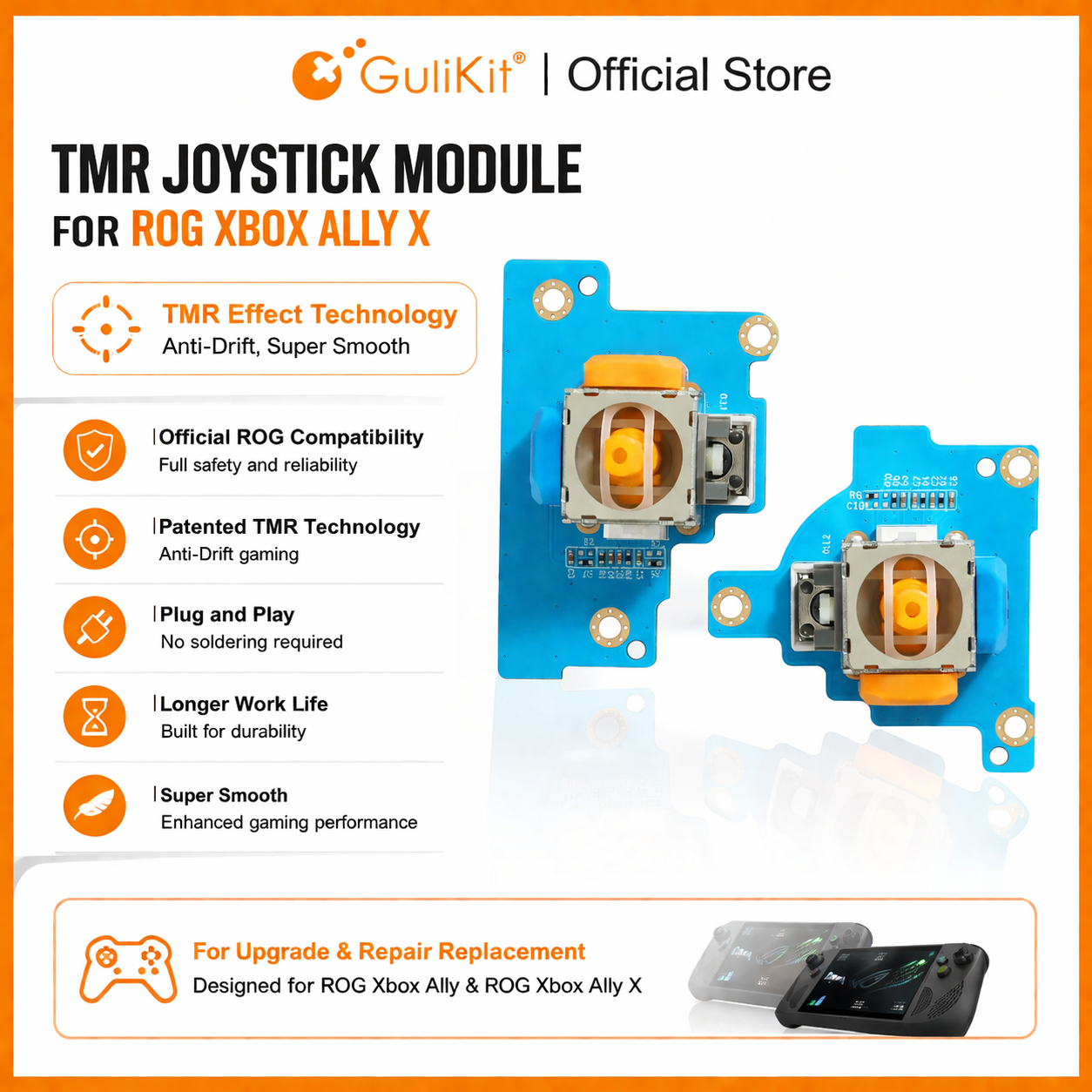 Gaming Accessories Joystick - GuliKit TMR Electromagnetic Joystick Module for