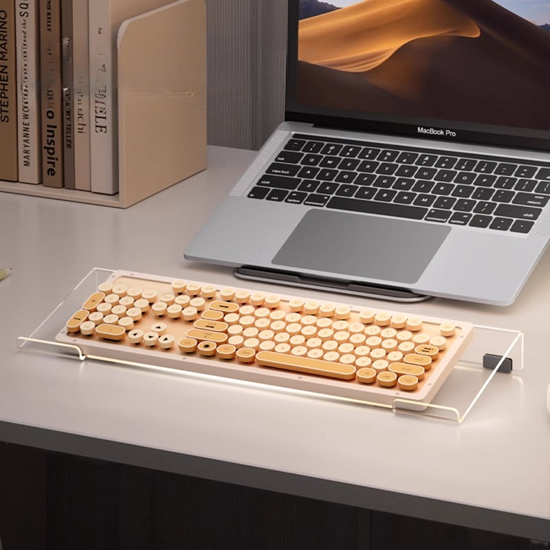 Gaming Accessories Pc Setup - Acrylic Keyboard Tray Stand Ergonomic Desktop