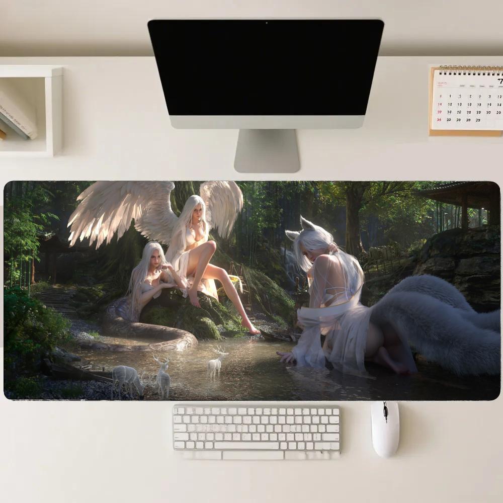 Forest girl Gaming Mats Extend - огляд і ціна Gaming Accessories Pc Setup