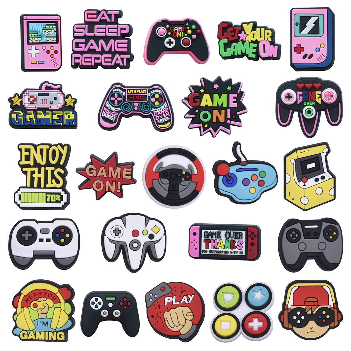 Game Shoe Charms for Crocs Acc - огляд і ціна Gaming Accessories Boys