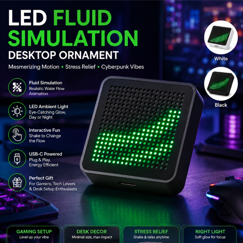 LED Fluid Simulation Desktop O - огляд і ціна Gaming Accessories Led