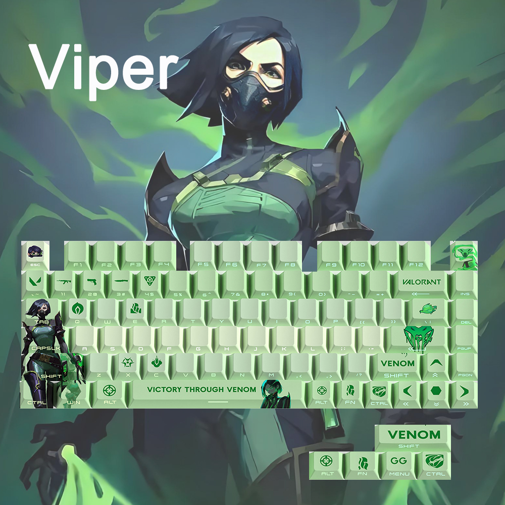 Keycaps Valorant Killjoy Gekko - огляд і ціна Omen Gaming Accessories
