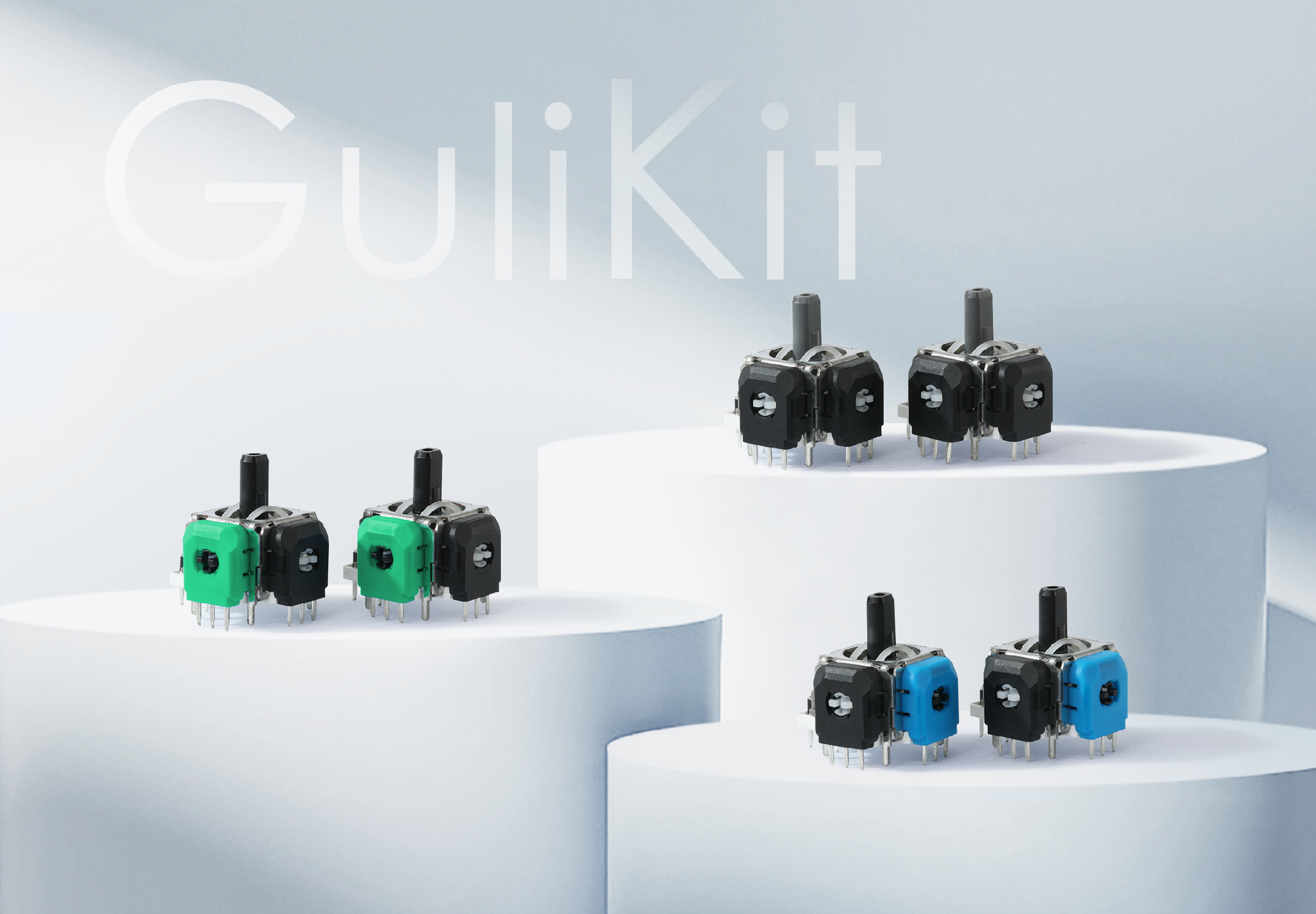 10 Pairs GuliKit TMR Joystick  - огляд і ціна Gaming Accessories Joystick