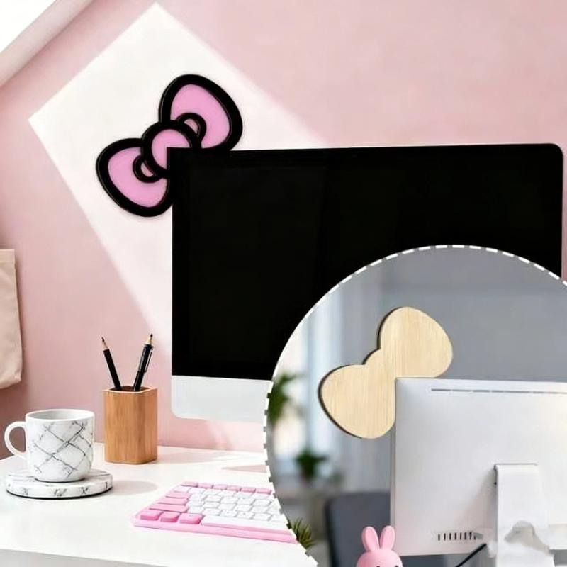 New 1/2Pcs Wooden Bowknot PC A - огляд і ціна Gaming Accessories Monitor