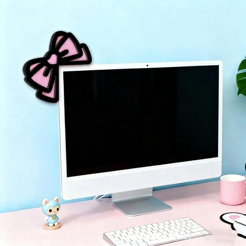 New 1/2Pcs Wooden Bowknot PC A - огляд і ціна Gaming Accessories Monitor