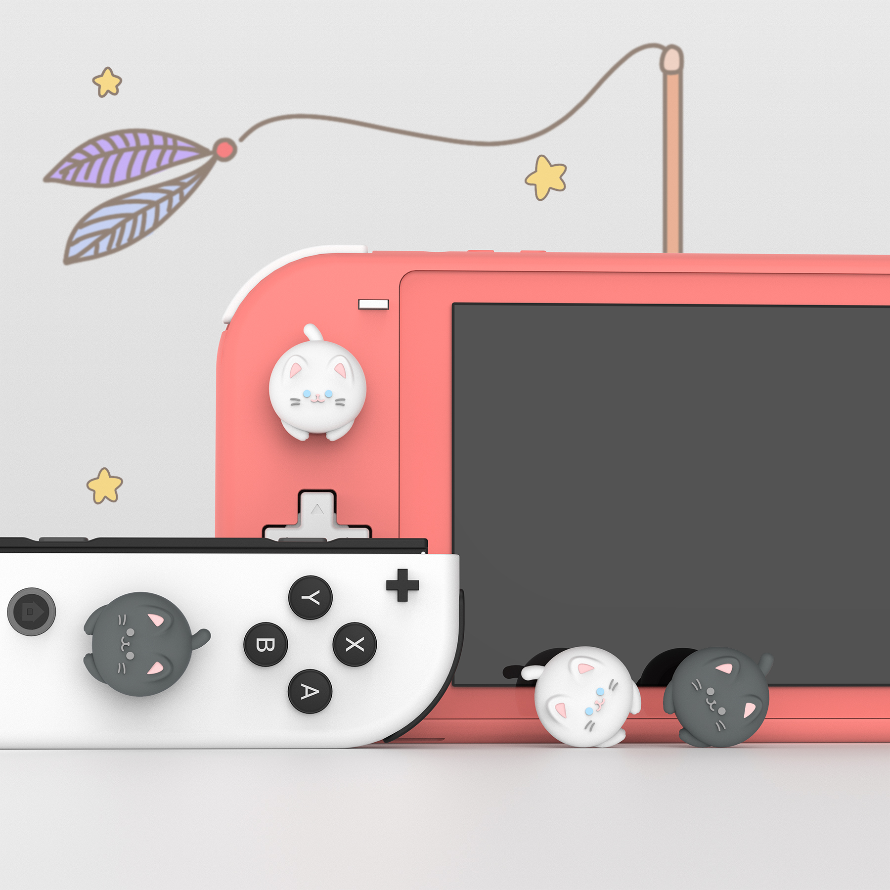 PlayVital Cute Joystick Caps A - огляд і ціна Gaming Accessories Monitor