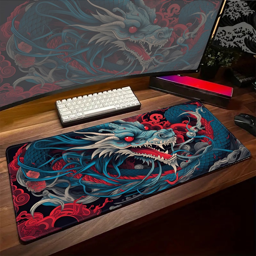 Mousepad Large Kawaii Dragon M - огляд і ціна Gaming Accessories Pc Setup