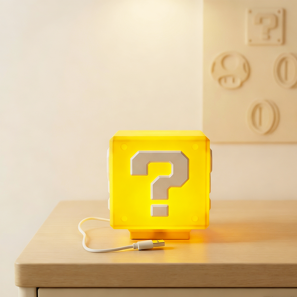 2026Question Block Lamp with S - огляд і ціна Gaming Accessories Led