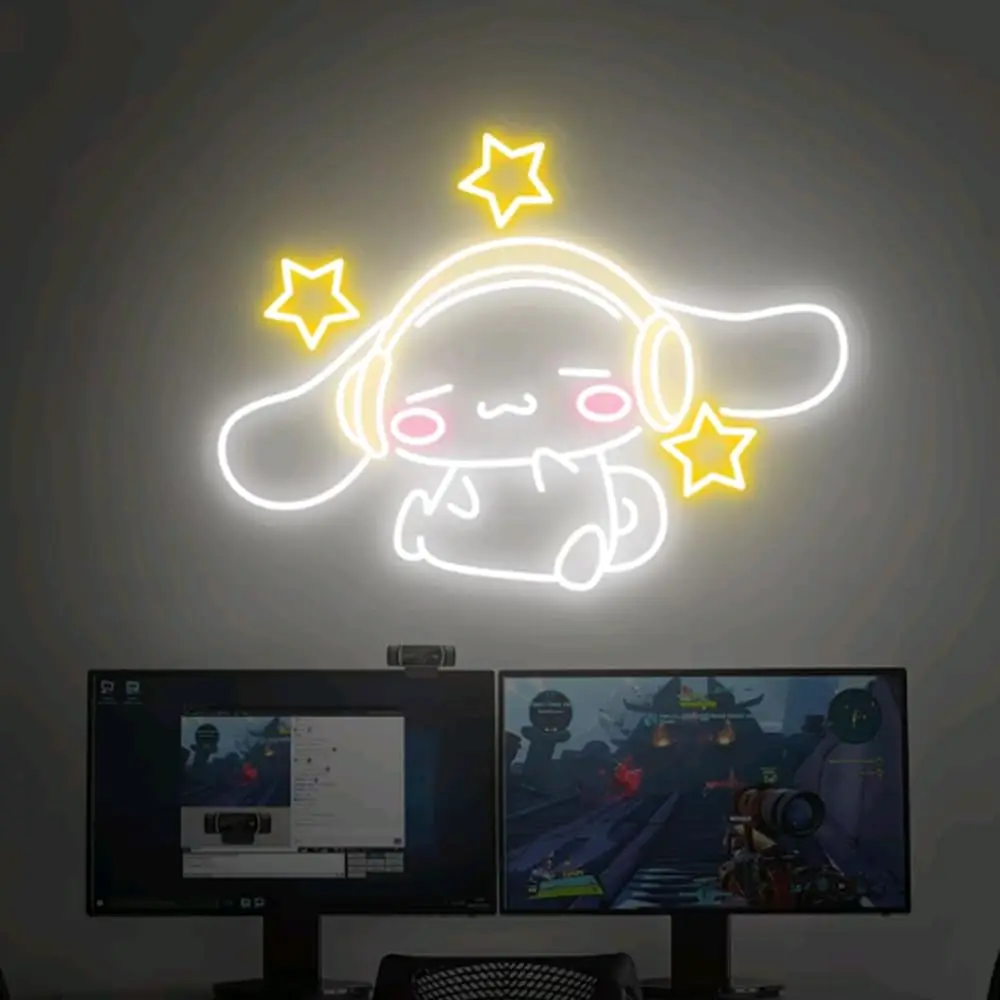 Cinnamoroll Headphones Neon Si - огляд і ціна Gaming Accessories Led