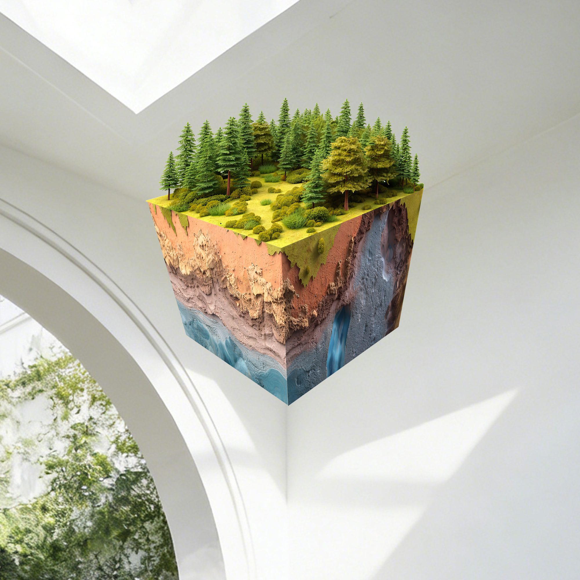 Realistic 3D Grass Cube Wall D - огляд і ціна Gaming Accessories Boys