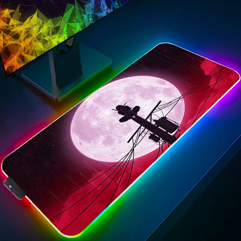 RGB Large Mouse Pad Backlight  - огляд і ціна Gaming Accessories Led