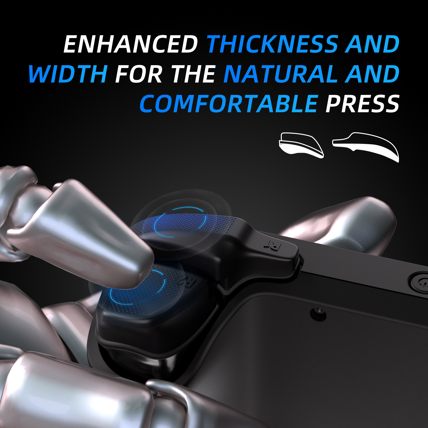 PlayVital Shoulder Buttons Tri - огляд і ціна Gaming Accessories Monitor