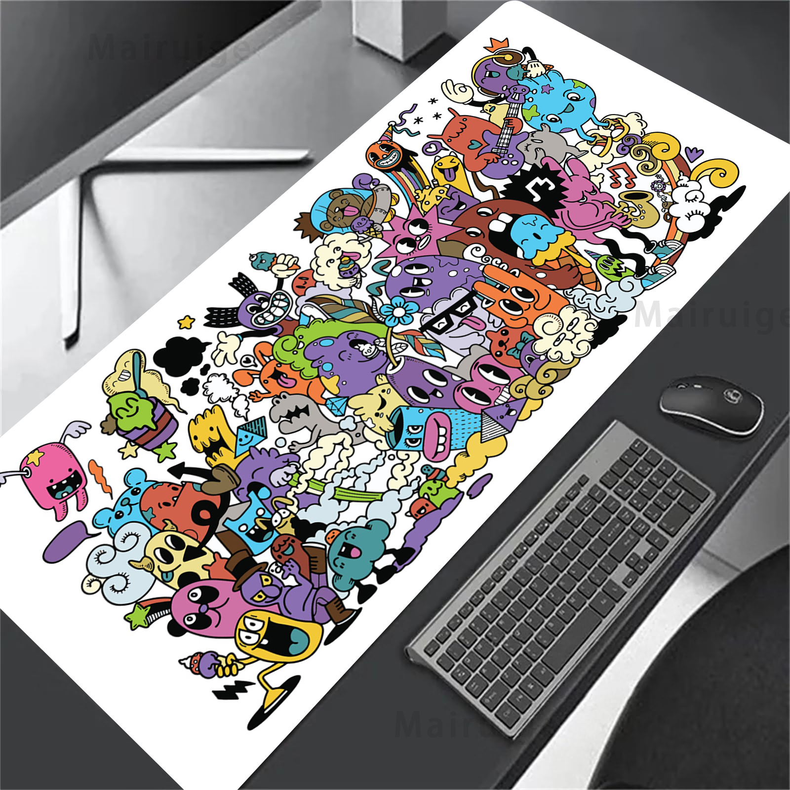 Graffiti Mausepad Office Rug D - огляд і ціна Gaming Accessories Pc Setup