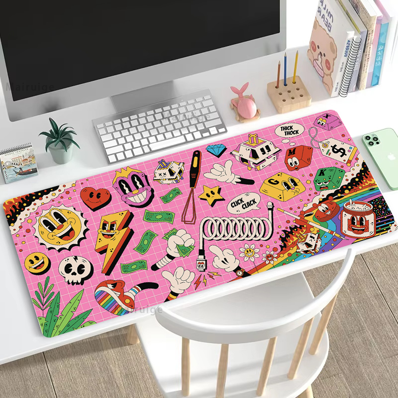 Graffiti Mausepad Office Rug D - огляд і ціна Gaming Accessories Pc Setup