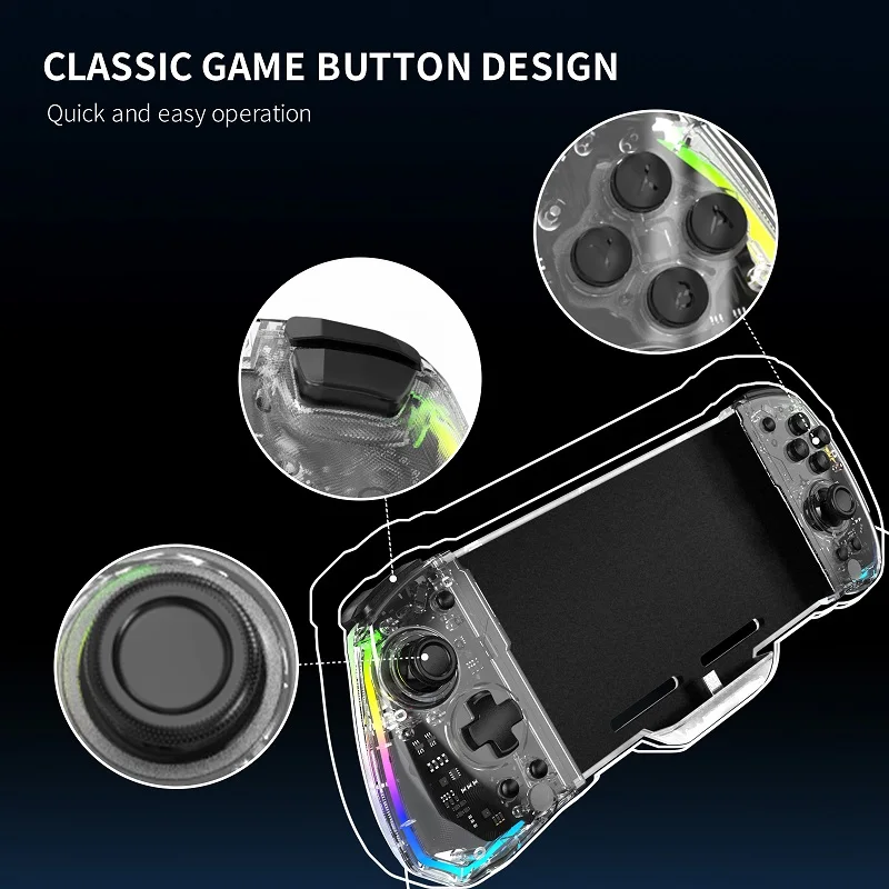 YS43 Transparent Switch Gamepa - огляд і ціна Gaming Accessories Joystick