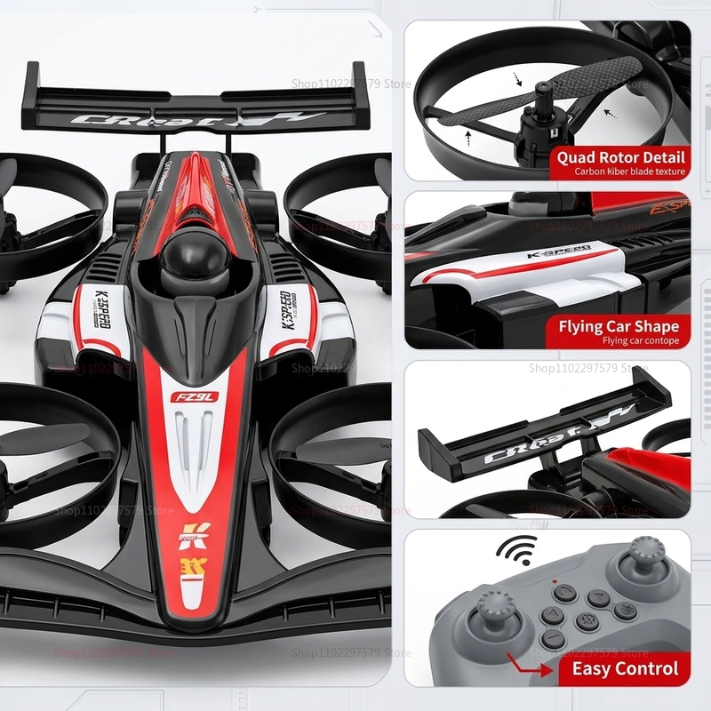Mini RC Flying Car Transformab - огляд і ціна Gaming Accessories Boys