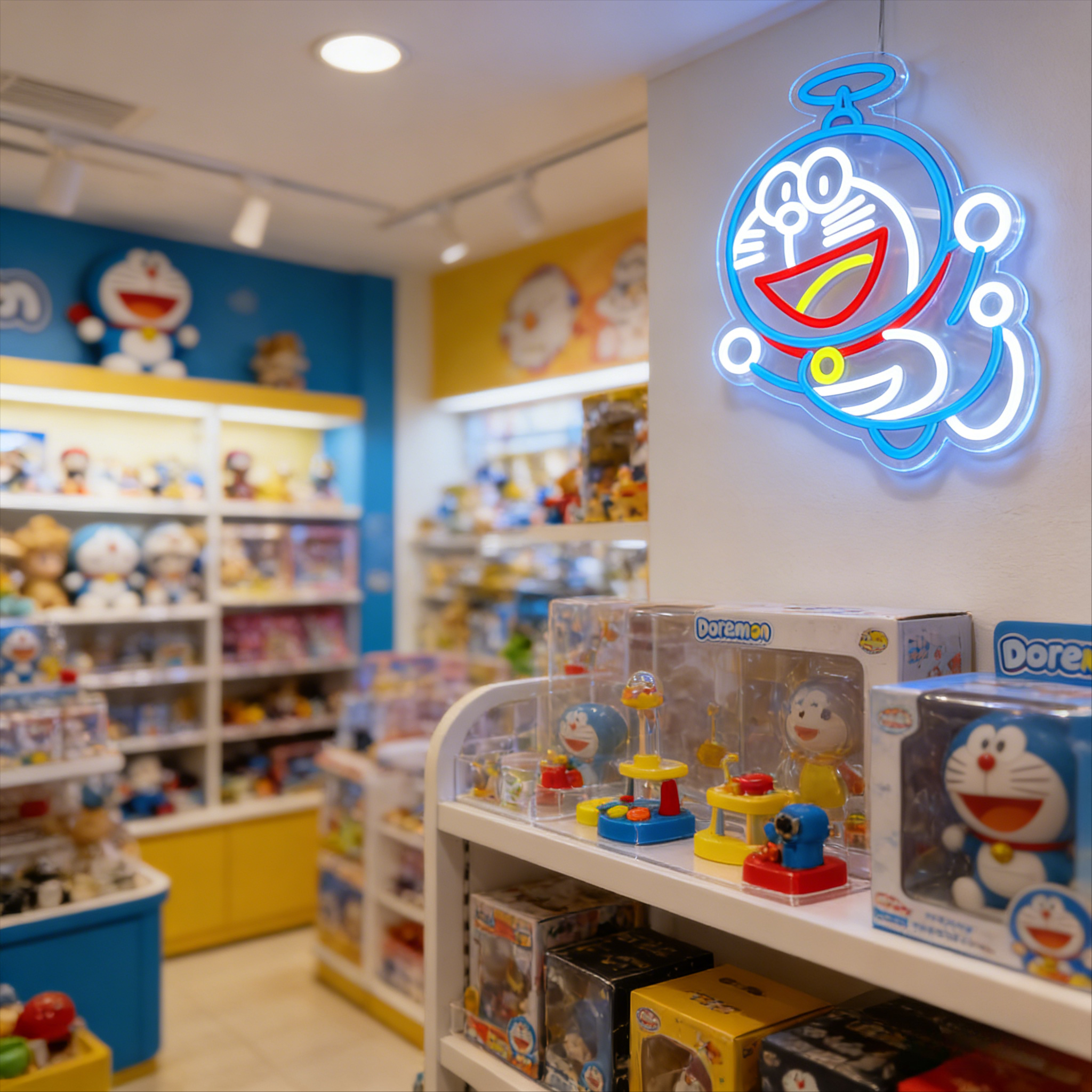 Doraemon Neon Sign LED USB Dim - огляд і ціна Gaming Accessories Led